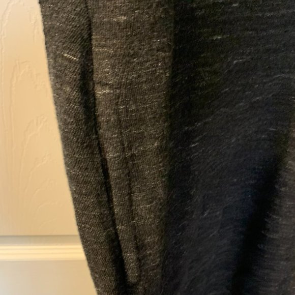 Pure Jill Cotton Shift Dress Size S Pockets Heather Dark Gray Minimalist Beach - Picture 4 of 7